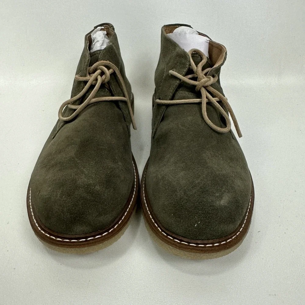Lucky Brand Men's Boone Chukka Boot Crepe Sole Size 11‎ M Green Taupe